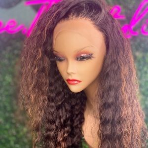 Deep wave Lace frontal wig